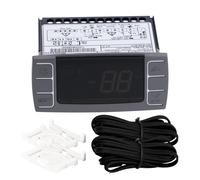 XR06CX-4N1F1 Contrôleur de température numérique avec sonde, contrôleur de température numérique pour réfrigérateurs/congélateurs commerciaux 120 V 50-60 Hz (XR06CX-4N1F1)