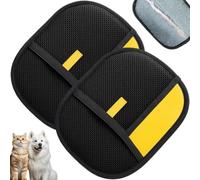 XRASKU Magic Brush Pet Hair, Newly Upgraded Reusable Electrostatic Pet Hair Remover Glove, Pet Hair Removal Glove for Dogs & Cats, Clothing, Couch, Carpet, Car Seat (2 Pcs)(2 Pcs)
