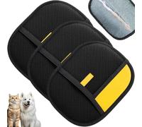 XRASKU Magic Brush Pet Hair, Newly Upgraded Reusable Electrostatic Pet Hair Remover Glove, Pet Hair Removal Glove for Dogs & Cats, Clothing, Couch, Carpet, Car Seat (2 Pcs)(3 Pcs)