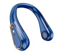 XRASKU Neck Fan (coolingNeck) Portable Neck Fan, That Blow Cold Air USB Bladeless Lightweight Adjustable Cooling Technology, With 7000mAh Battery 0705(Bleu)
