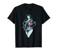 XRAY Technicien Pin-up Goth Girl Zombie Love You Radioactive T-Shirt