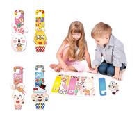 XRCHAA Easter Crafts for Kids - 4 Pack DIY 3D Egg Door Hanger Decorations Kit, Creative Easter Bunny & Chick Making Activity, Easter Party Decor, Home Classroom Decoration Art for Toddlers Ages 3+