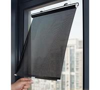 Xrdbfd Store Enrouleur Occultant pour Fenêtre, Store À Rouleau Pare-Soleil 40x60/58x125cm, Store Enrouleur Rétractable Portable, Rideaux Occultant sans Perçage avec Ventouse,45x125cm/18 * 49in