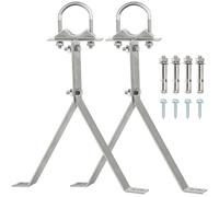 XRDS-RF Support mural pour antenne de 40,6 cm - Robuste - Coupe-vent - Pour antenne TV (2 pieds + 2 pieds)