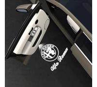 XRDSF 2 Pièces Lumière Porte Voiture Projecteur D'Éclairage Porte pour Alfa-Romeo Giulietta 2011-2023, Projecteurs de Logo pour Portière de Voiture Accessoires,A