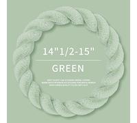XRDSF Protege Volant Voiture pour Chevrolet Aveo II T300 2011-2014, 37-38cm Housse De Volant Peluche Antidérapante Chaude De Voiture Accessoire Auto Hiver,Green-O