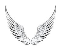 XRDSF Voiture Logo Emblème Badge Autocollants pour Mini One Cooper R56 Bj. 2006-2011, Décoration de Voiture pour Coffre, Côté Arrière, Porte de Voiture,A