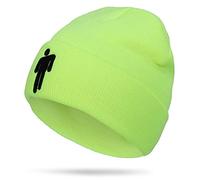 XRDSS Bonnet d'hiver Unisexe brodé Hip-hop Chaud tricoté - Jaune - Taille Unique