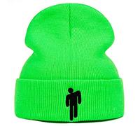 XRDSS Bonnet d'hiver unisexe brodé hip-hop chaud tricoté - Vert - Taille Unique