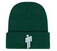 XRDSS Bonnet d'hiver Unisexe brodé Hip-hop Chaud tricoté - Vert - Taille Unique