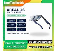 XREAL 1S AR Lunettes intelligentes - Écran virtuel 500" Micro-OLED 1200P | Puce X1 intégrée, 3DoF, véritable 3D XR - Cinéma portable et écran de jeu pour iPhone 17/16, Nintendo Switch, Steam Deck, Xre