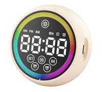 xReloj despertador Relojes de escritorio digitales recargables Sonido fuerte | Dispositivo de reloj portátil con pantalla LED multifunción, luz nocturna, alarma de tiempo, repetición | Mesita de noche