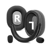 XRHTONG Respirant Remplacement des Coussinets Compatible avec Microsoft Xbox Wireless Xbox Stereo Headset Coussinets d'oreille (Tissu Respirant/Mousse Haute densité)