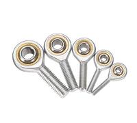 XRKJKQIDG Embout de Tige Joint mâle à Filetage Gauche M5-M12, roulement en Bronze, Embout Performance(M5)