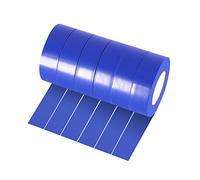 Xrkuu Lot de 6 rouleaux de ruban adhésif électrique bleu, 18 mm x 10 m, ruban isolant en PVC, étanche et résistant pour projets de fils, isolation et réparation de fils cassés