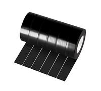 Xrkuu Lot de 6 rouleaux de ruban adhésif électrique noir, 18 mm x 10 m, ruban isolant en PVC, étanche et résistant pour projets de fils, isolation et réparation de fils cassés