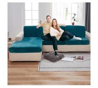XRLQZH Housse De Coussin Extensible pour Caravane Imperméable en Jacquard,Housse De Coussin De Siège De Caravane pour Caravane, Van, Salon (Blue,L190-220cm W40-65cm)