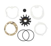XRmarine 1210-0001 Kit de pompe à eau flexible 09-1027B pour moteur de bateau Jab-SCO John-Son et Yan-mar 129470-42530 Convient également pour Vol-vo Penta 21951346