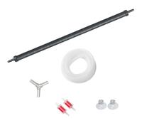 XRMXF Barre à bulles d'air flexible pour aquarium - Tube flexible en plastique - Diffuseur d'oxygène pour aquarium, fontaines et accessoires de pompe à air (Ø 120 cm)