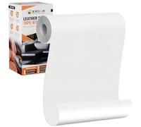 Xroam Simili Cuir Autocollant, 12x160 cm Blanc, Patch de Réparation en Cuir Auto-adhésif, Reparation Autocollant Cuir Patch Rénovation pour Canapés, Sièges de Voiture, Chaises