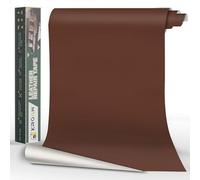 Xroam Simili Cuir Autocollant, 40x100 cm Brun Foncé Lisse, Patch de Réparation en Cuir Auto-adhésif, Reparation Autocollant Cuir Patch Rénovation pour Canapés, Sièges de Voiture, Chaises