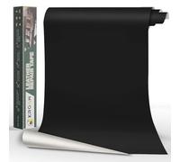 Xroam Simili Cuir Autocollant, 40x100 cm Noir Lisse, Patch de Réparation en Cuir Auto-adhésif, Reparation Autocollant Cuir Patch Rénovation pour Canapés, Sièges de Voiture, Chaises