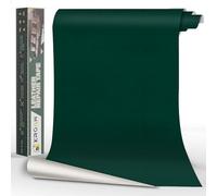 Xroam Simili Cuir Autocollant, 40x200 cm Vert Lisse, Patch de Réparation en Cuir Auto-adhésif, Reparation Autocollant Cuir Patch Rénovation pour Canapés, Sièges de Voiture, Chaises