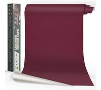 Xroam Simili Cuir Autocollant Bourgogne, 40x100 cm Patch de Réparation, Auto-adhésif pour Canapés, Sacs à Main, Sièges de Voiture