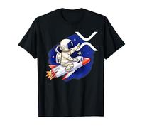 XRP Crypto Moon Man Cute Rocket Cryptomonnaie T-Shirt