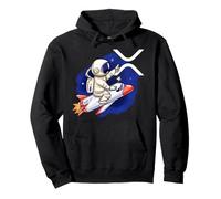 XRP Crypto Moon Man Mignon Rocket Crypto-Monnaie Sweat à Capuche