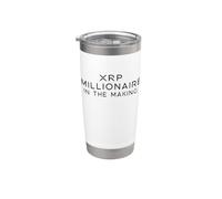 XRP Ripple Millionaire In The Making Funny Ripple Crypto Gobelet isotherme en acier inoxydable double paroi