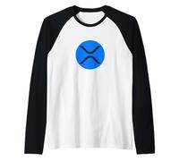 Xrp XRP Bleu Crypto-Monnaie Crypto Trader Cadeau Manche Raglan