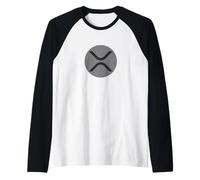 Xrp XRP Gris Crypto-Monnaie Crypto Trader Cadeau Manche Raglan