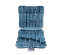 XRPOUXMTE Boîte à Outils, boîte de Rangement Vide pour forets, boîte à Outils, Accessoires pour Outils, conteneur de Rangement pour forets à Bois, coupeurs en Acier, étui Organisateur pour forets