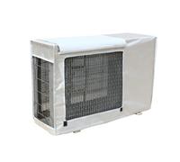 XRRJFYH Cache Clim Cache Climatiseur Exterieur Mural Cache Pompe a Chaleur Extérieur Housse Climatiseur Extérieur, Imperméable et Protection Solaire (Color : Silver-b, Size : 90x38x62cm)