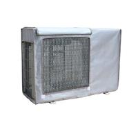 XRRJFYH Cache Clim Cache Climatiseur Exterieur Mural Cache Pompe a Chaleur Extérieur Housse Climatiseur Extérieur, Imperméable et Protection Solaire (Color : Silver-a, Size : 84x32x59cm)