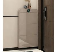 XRRJFYH Meuble Chaussure Entree, Métal Rangement Chaussure, Casier Chaussures avec Tiroir Rabattable, Armoire a Chaussures Ain de Place(Gray,60x113CM/24x44IN)