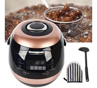XRSMOU Cuiseur Automatique Boba 8L,Machine À Thé À Bulles Commerciale,Écran Tactile,Doublure Antiadhésive,pour La Cuisson des Perles,Sago