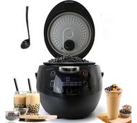 XRSMOU Cuiseur Boba Commercial 6L / 8L,Pot Chauffe-Perles Automatique,Panneau De Commande Intelligent,pour Restaurant,Magasins De Desserts (900W)