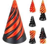 XRSMOU Impossible Pyramid Crossing Toy, Spiral Cone Fidget Toy, Mini Vortex Illusion, Fidget Toy, Home Office Desk Fun Desktop Décoration (C)