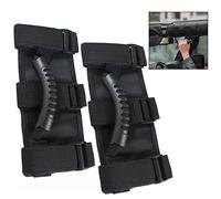 Xrten 1 Paire Poignées avec Sangles Durables pour Auto, pour Wrangler JK TJ 4x4WD Off Road Accessoires 2" 3" Bar