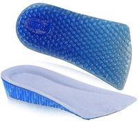 Xrten 1 Paire Talonnettes Semelles Hauteur-Augmentation Grandissantes en Silicone, Respirant Nid d'abeille Semelle Intérieure en Gel, 3cm