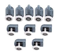 Xrten 10 Pcs Roulette Porte Coulissante, Roulettes Coulissantes Porte Salle de Bain pour Porte De Douche Roulette Roue Porte Douche