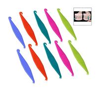 Xrten 10 Pièces Bagues Appareils Placer/Enlever Outils pour Manier Les Orthodontiques en Caoutchouc