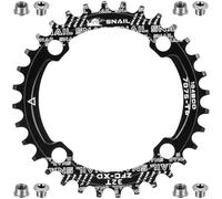 Xrten 104 BCD 36T Plateau de Pédalier, Pedalier VTT, Rond Ovale Plateau de Vélo de Route, Rond étroit Simple Plateau de Vélo pour Vélos de Route, VTT