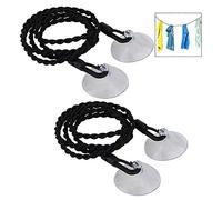 Xrten 2 Pièce Corde à Linge Portable pour Camping Randonnée Voyages de Plage