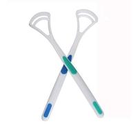 Xrten 2Pcs Oral Brosse, Langue Grattoir à Langue Grattoir Inhibant les Bactéries Brosses à Langue Balayeuse Antimicrobienne
