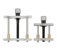 Xrten 2pcs Support de Mouvement de Montre en Métal, Support de Mouvement Extensible pour Montres, Base Fixe, Réparation de Montre, Outil Montre, Kit Montre, Ouvre Boitier Montre