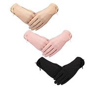 Xrten 3 Paires Gants Anti-Soleil de Femmes, Protection UV et Conduite D'été