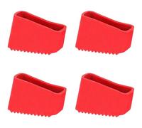 Xrten 4pcs Couvre-Pieds D'échelle, Embout Escabeau, Pied Escabeau, Antidérapants en Caoutchouc pour Échelle, Pieds D'échelle en Caoutchouc, Remplacement D'échelle Universel